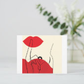 geheim feiertagspostkarte (Stehend Vorderseite)