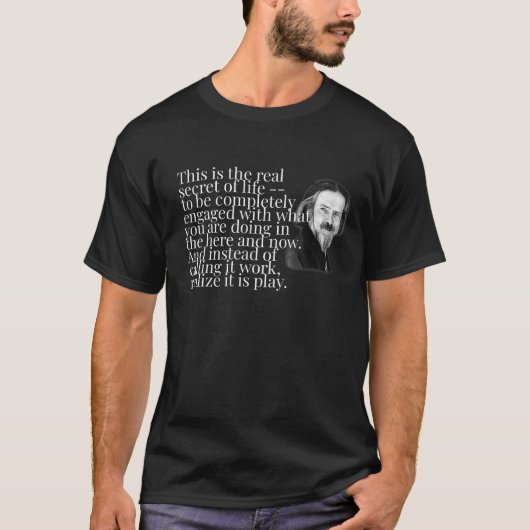 GEHEIM LEBEN VOLLSTÄNDIG VERLOBTE ALAN WATTS T Shi T-Shirt (Vorderseite)