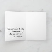 Geheimadmirer / Admiral-Grußkarte Karte (Innenseite)