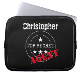 Geheimagent Personalisiert Laptopschutzhülle
