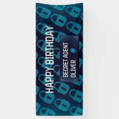 Geheimdienst Agent Detection Spy Mystery Party Banner (Vertikal)