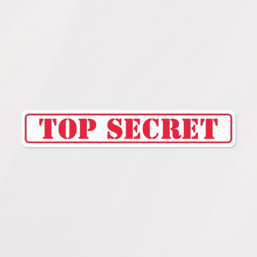 Geheimdienst Agent Detection Spy Mystery Party Etiketten (Design 1)