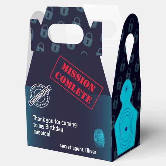 Geheimdienst Agent Detection Spy Mystery Party Geschenkschachtel (Geöffnet)