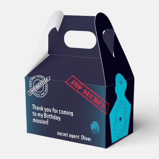 Geheimdienst Agent Detection Spy Mystery Party Geschenkschachtel (Vorderseite)