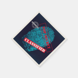 Geheimdienst Agent Detection Spy Mystery Party Serviette