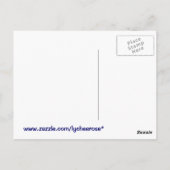 Geheimdienstpostkarte Postkarte (Rückseite)