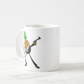 Geheime Agent-Ananas Kaffeetasse (Vorderseite Links)