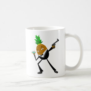 Geheime Agent-Ananas Kaffeetasse
