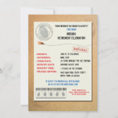 Geheime Agent im Ruhestand Party Einladung (Vorderseite)