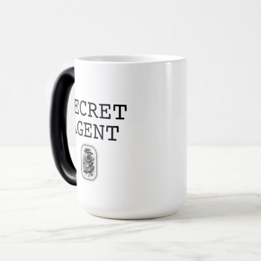 geheime Agent-versteckte Meldung Verwandlungstasse (Vorderseite Links)