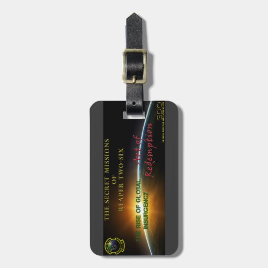 Geheime Aufträge des Sensenmann Two-Six Gepäckanhänger (Vorderseite vertikal)