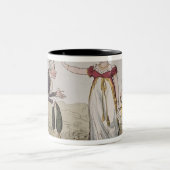 Geheime Beleidigung oder Bestechung und Korruption Zweifarbige Tasse (Mittel)