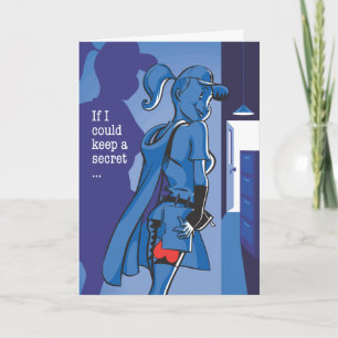 Geheime Bewunderer Feiertagskarte