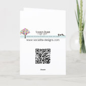 Geheime Bewunderer Feiertagskarte (Rückseite)