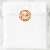 Geheime Dateien Vertrauliche Sticker (Tasche)
