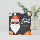 Geheime Einladung | Secret Santa Party (Stehend Vorderseite)