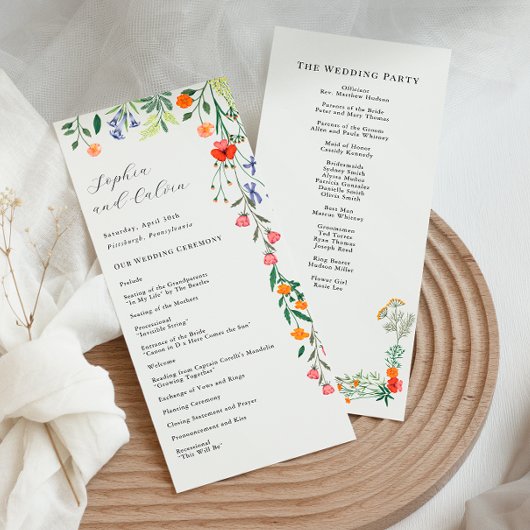 geheime Gartenhochzeit