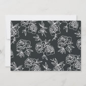 geheime Gartenhochzeit | Blüte Einladung (Rückseite)