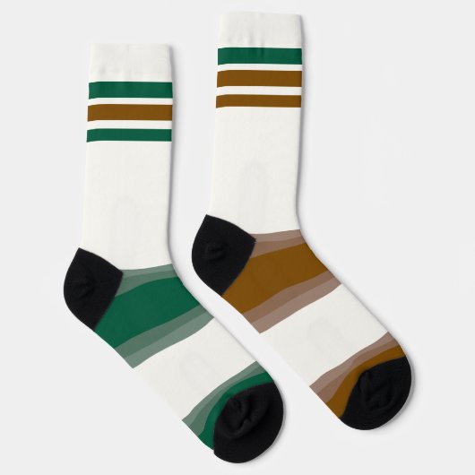Geheime, irreführende Socken braun grün (Rechts)