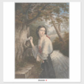 Geheime Korrespondenz: Mädcheninformation zu Verbo Aufkleber (Blatt)