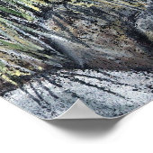 Geheime Lage im Wald Poster (Ecke)