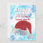 Geheime Sankt-Geschenk-Austausch-Party Einladung (Vorderseite)