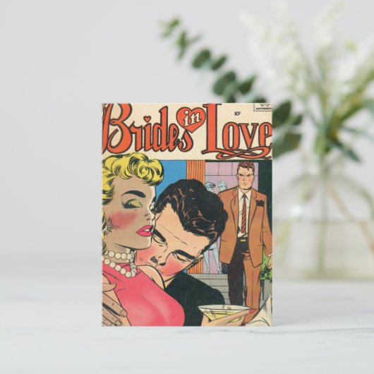 geheime Sitzung Postkarte (Stehend Vorderseite)