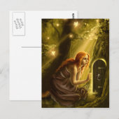 Geheime Tür Postkarte (Vorne/Hinten)