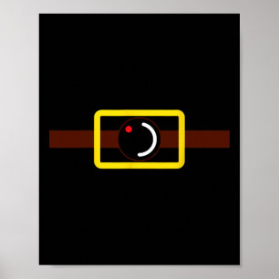 Geheime Videoaufzeichnung Lustige Kamera Halloween Poster