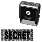 geheimer Adressblock Permastempel (Beispiel)