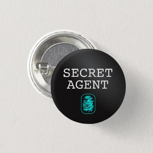Geheimer Agent Button (Vorne & Hinten)