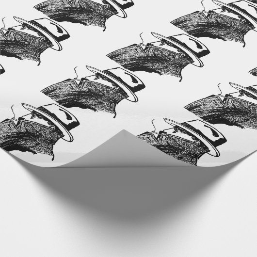 Geheimer Agent Geschenkpapier (Ecke)