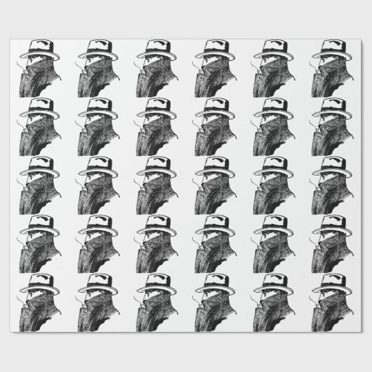 Geheimer Agent Geschenkpapier (Flach)