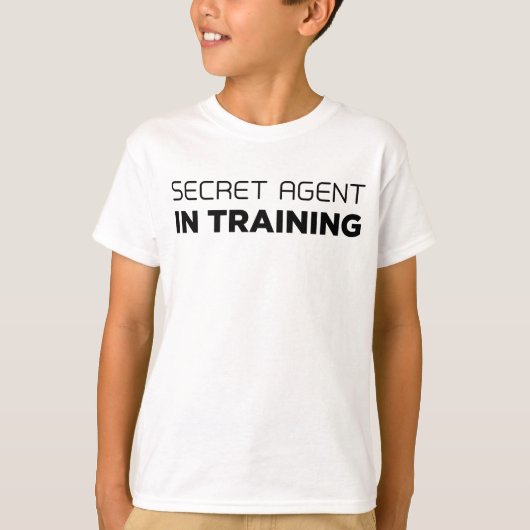 Geheimer Agent im Trainings-T - Shirt (Vorderseite)