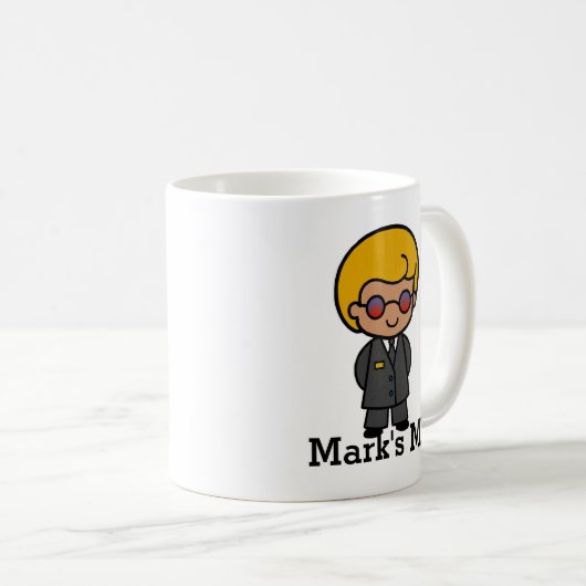 Geheimer Agent Man Kaffeetasse (VorderseiteRechts)