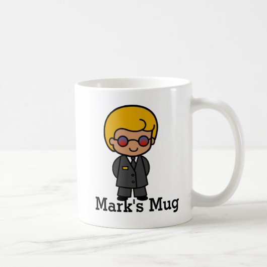 Geheimer Agent Man Kaffeetasse (Rechts)