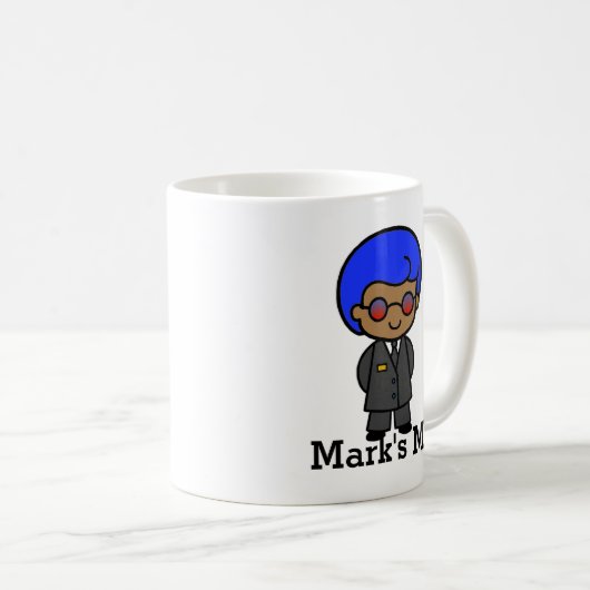 Geheimer Agent Man Kaffeetasse (VorderseiteRechts)