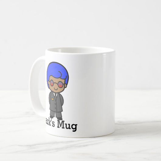Geheimer Agent Man Kaffeetasse (Vorderseite Links)