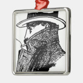 Geheimer Agent Ornament Aus Metall (Links)