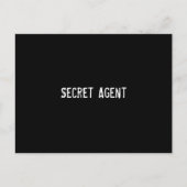 Geheimer Agent Postkarte (Vorderseite)
