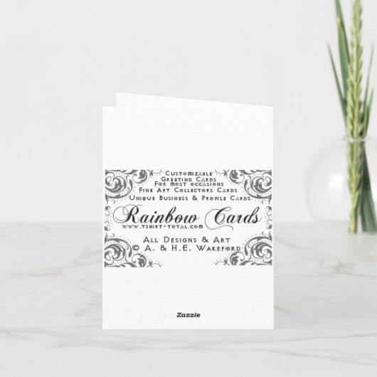 Geheimer Alters-Geburtstag Karte (Rückseite)