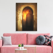 "Geheimer Eingang" Leinwanddruck (Insitu (Wohnzimmer))