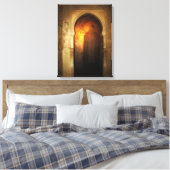 "Geheimer Eingang" Leinwanddruck (Insitu (Schlafzimmer))