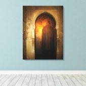 "Geheimer Eingang" Leinwanddruck (Insitu (Holzboden))