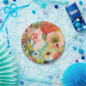 Geheimer Garten Blumen-III Pappteller (Party)