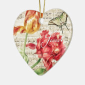 Geheimer Garten Keramikornament (Links)