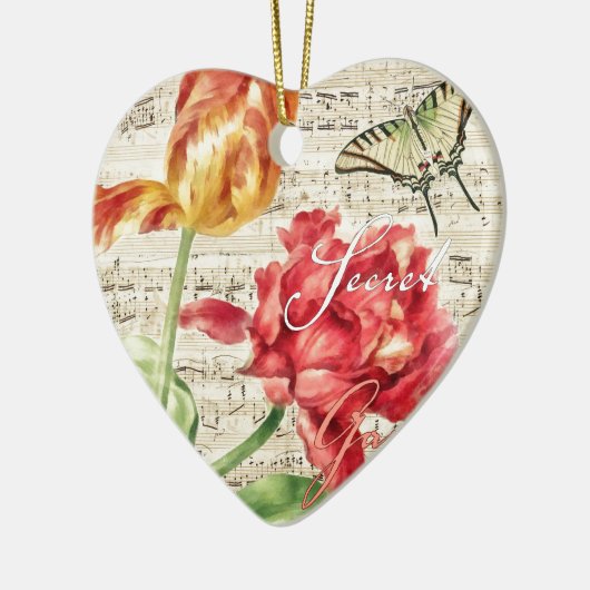 Geheimer Garten Keramikornament (Links)