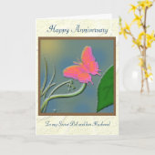 Geheimer Kumpeljahrestag Karte (Gelbe Blume)