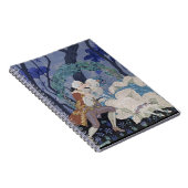 Geheimer Kuss, Illustration für "Partys Galantes" Notizblock (Rechte Seite)