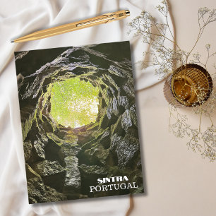 geheimer Tunnel, Sintra Portugal, Reisefotografie Feiertagspostkarte